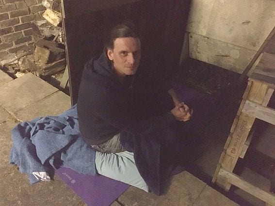 Chichester Council Charity Sleepout for Stonepillow 2020 - Councillor Gareth Evans