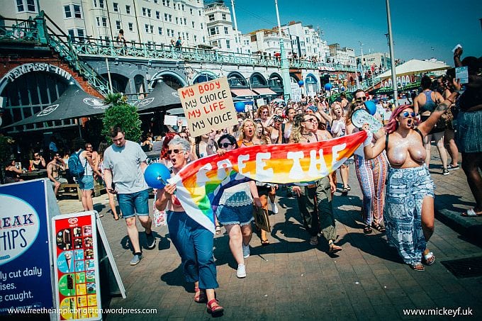 Free the Nipple, Brighton