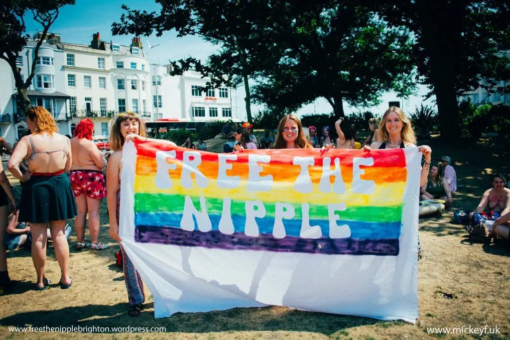 Free the Nipple Brighton march will be making its glorious way along Brighton seafront!