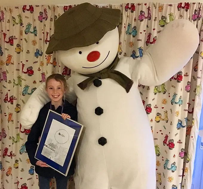 Olivia Burke and The Snowman