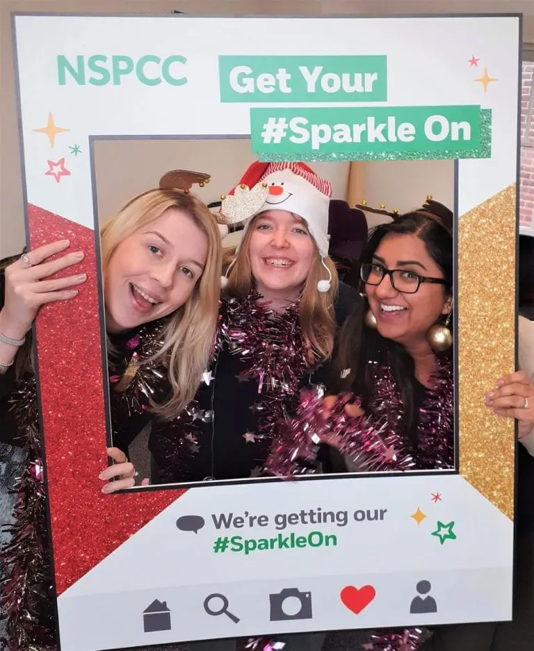 Get Your Sparkle On frame - Credit NSPCC