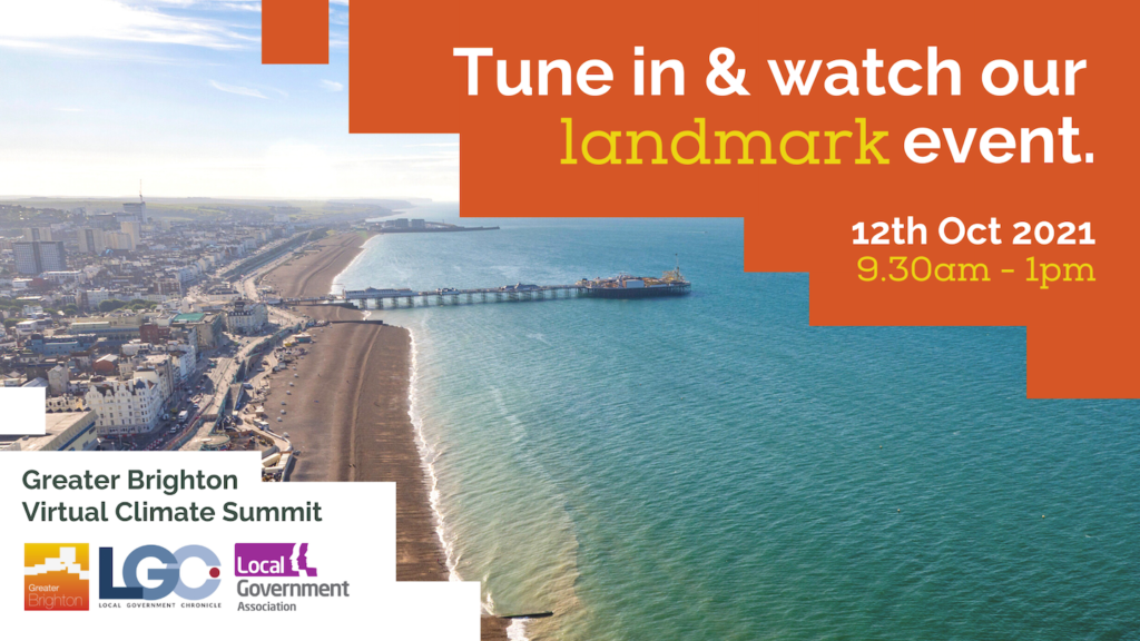 Tune in to watch Greater Brighton's Virtual Climate Conference on October 12th 2021
