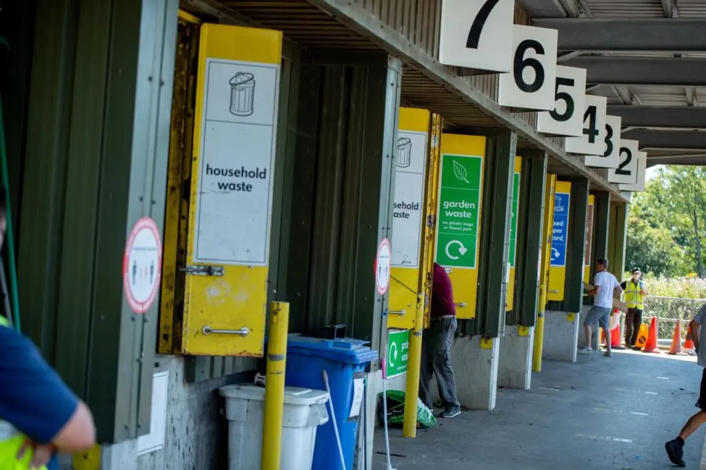 Booking system recycling centre