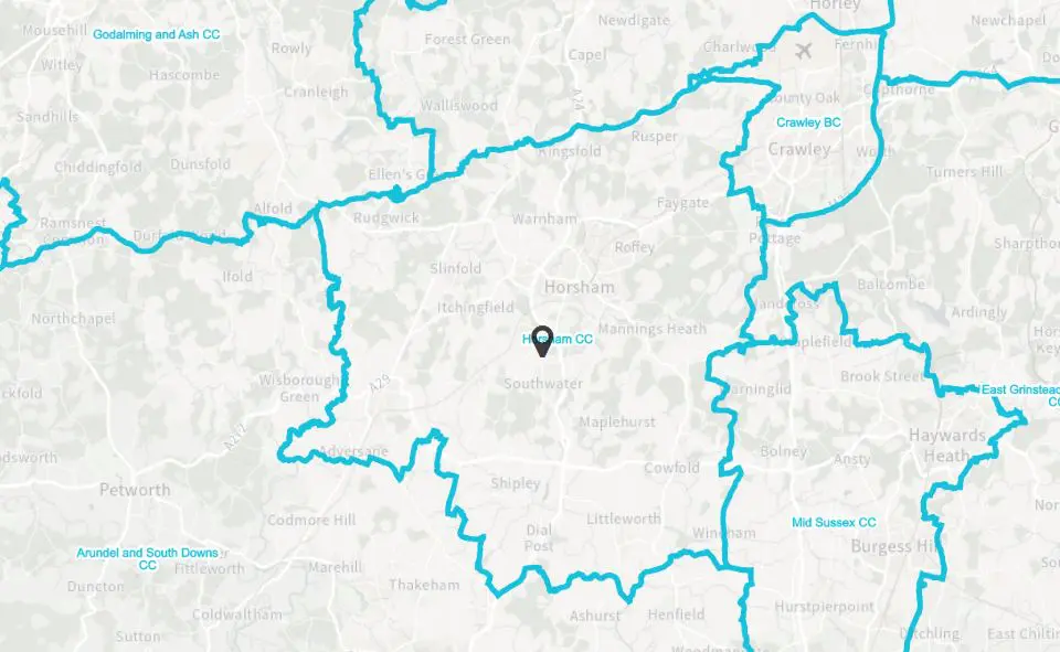 Boundary Commission Horsham boundaries