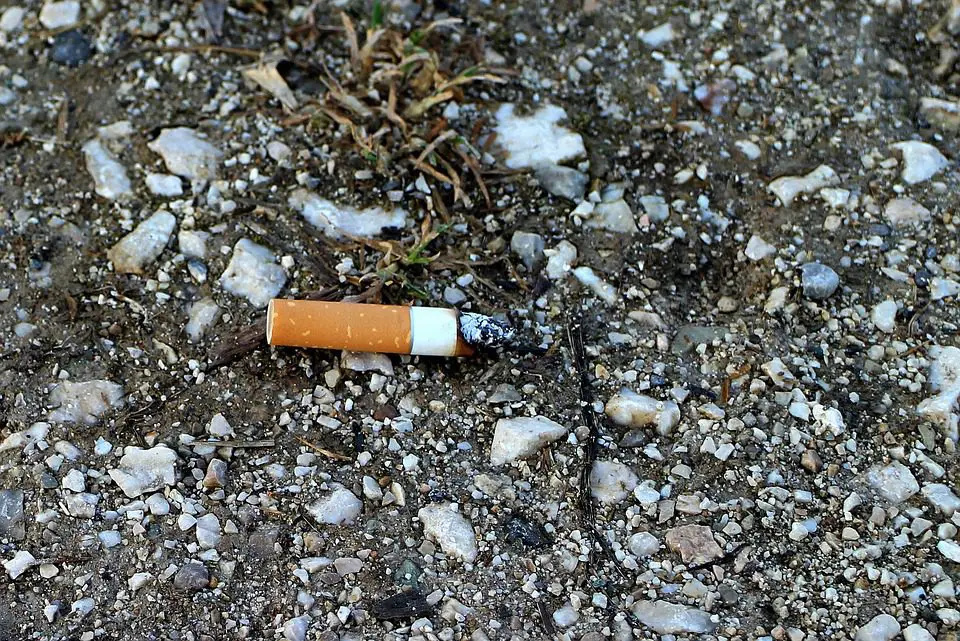 cigarette butt littering