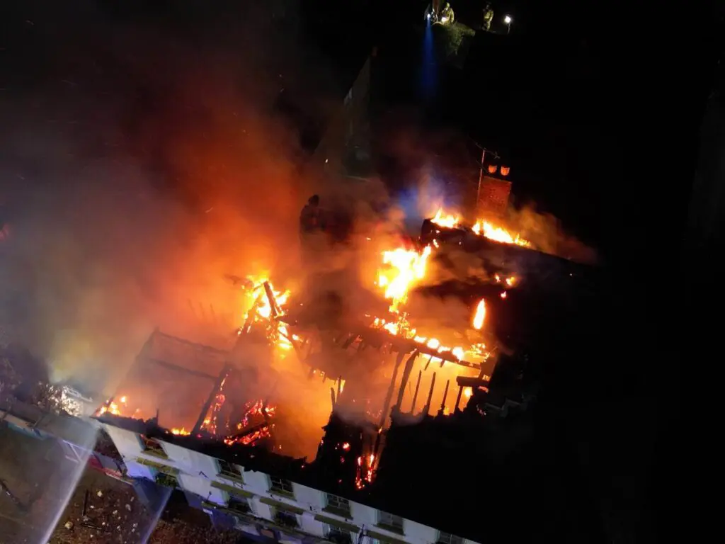 angel hotel midhurst town centre fire