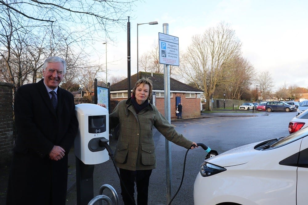Electric vehicle charging points