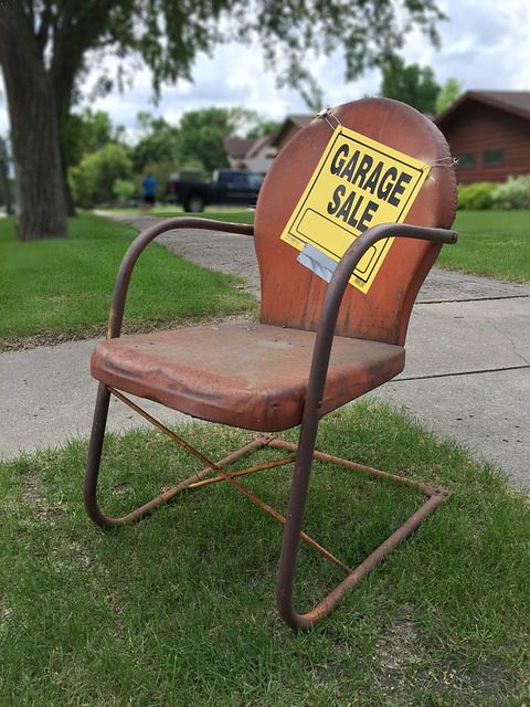 garage sale chair