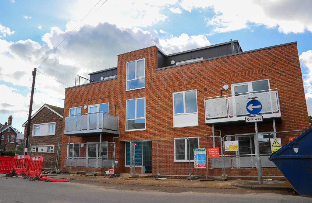 New homes for the areas most vulnerable residents built behind the old Downview Pub