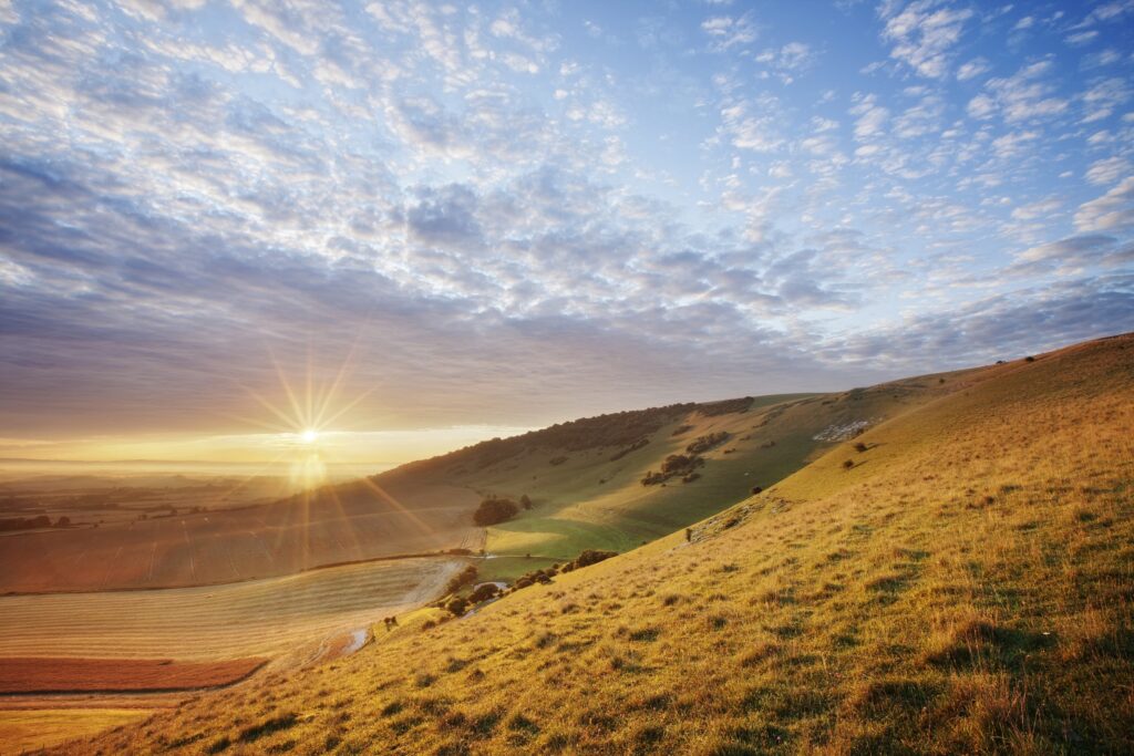 Wilmington Hill in South Downs National Park Pic by Guy Edwardes
