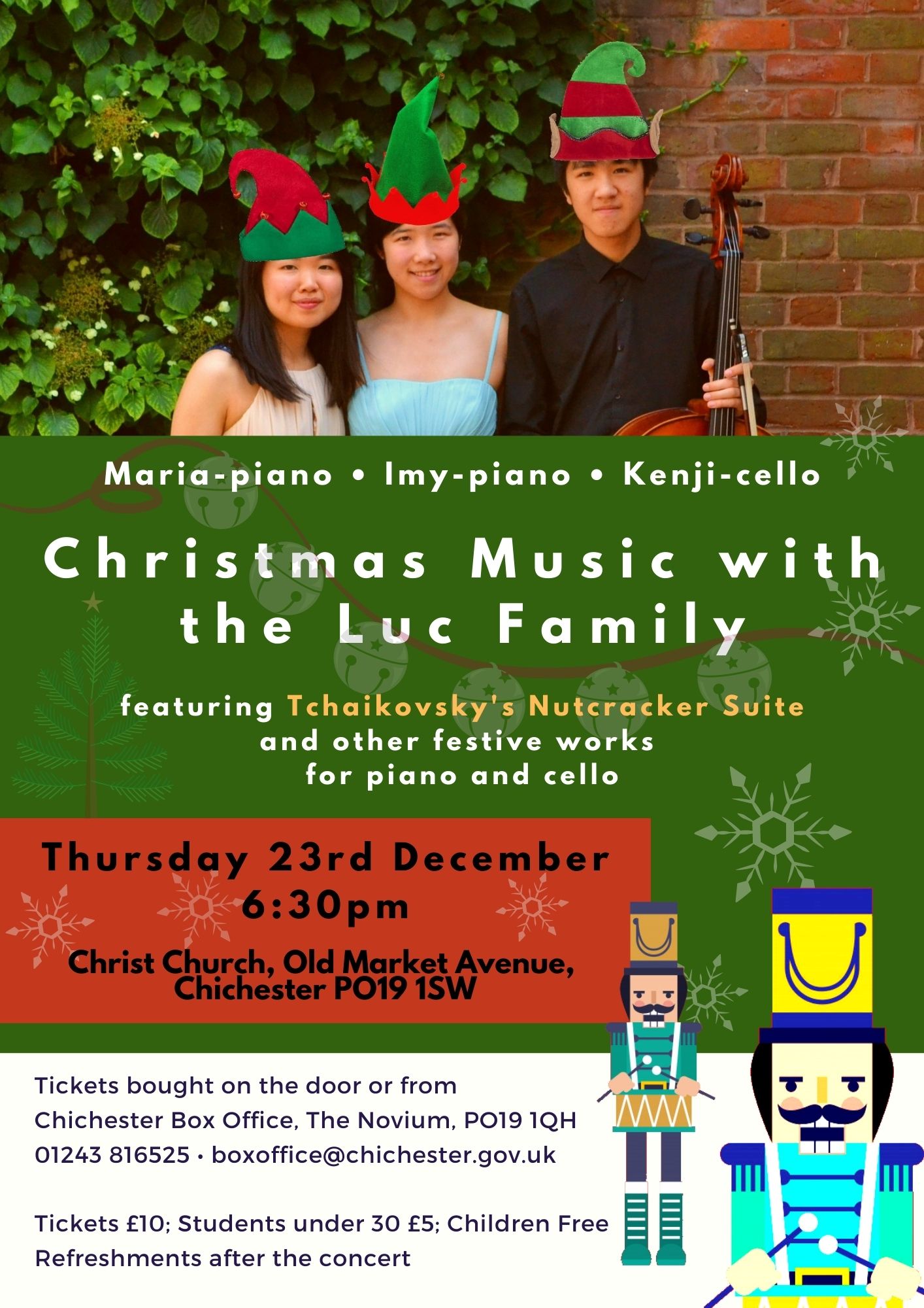 Christmas concert with the Luc Family
