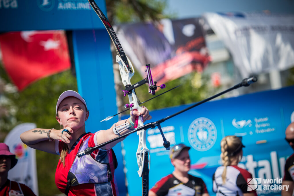 GB_Recurve_women_team_final_7_Bryony Pitman_credit_World_Archery