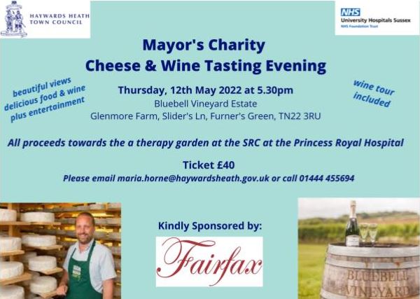 Haywards Heath Mayor's charity evening poster