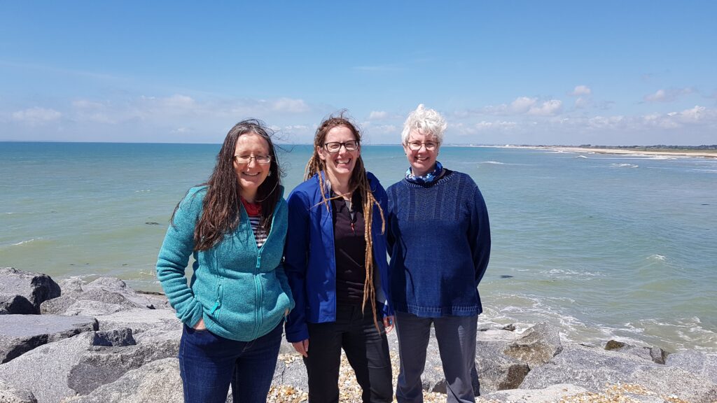 CHASM supported by Sir David Attenborough - Dr Heidi Burgess, Jane Cunningham and Dr Charlie Thompson in Selsey
