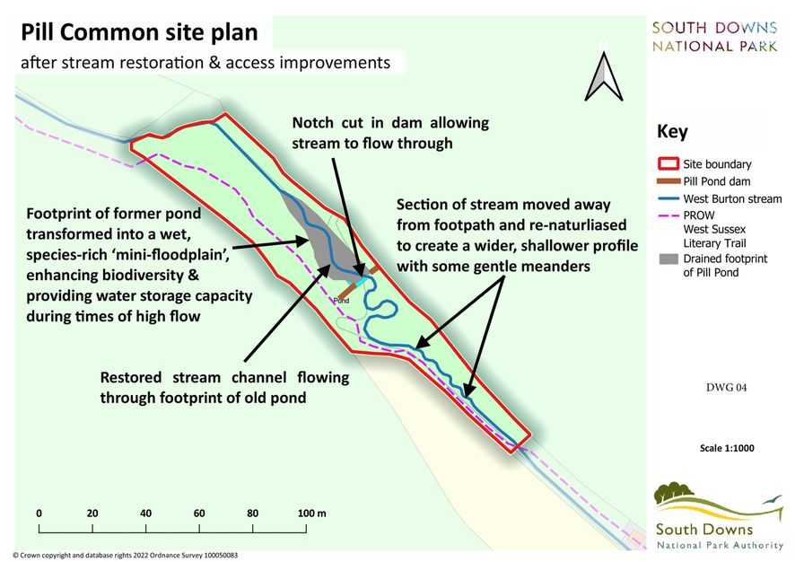 PLan to remove Pill Pond Westburton West Sussex