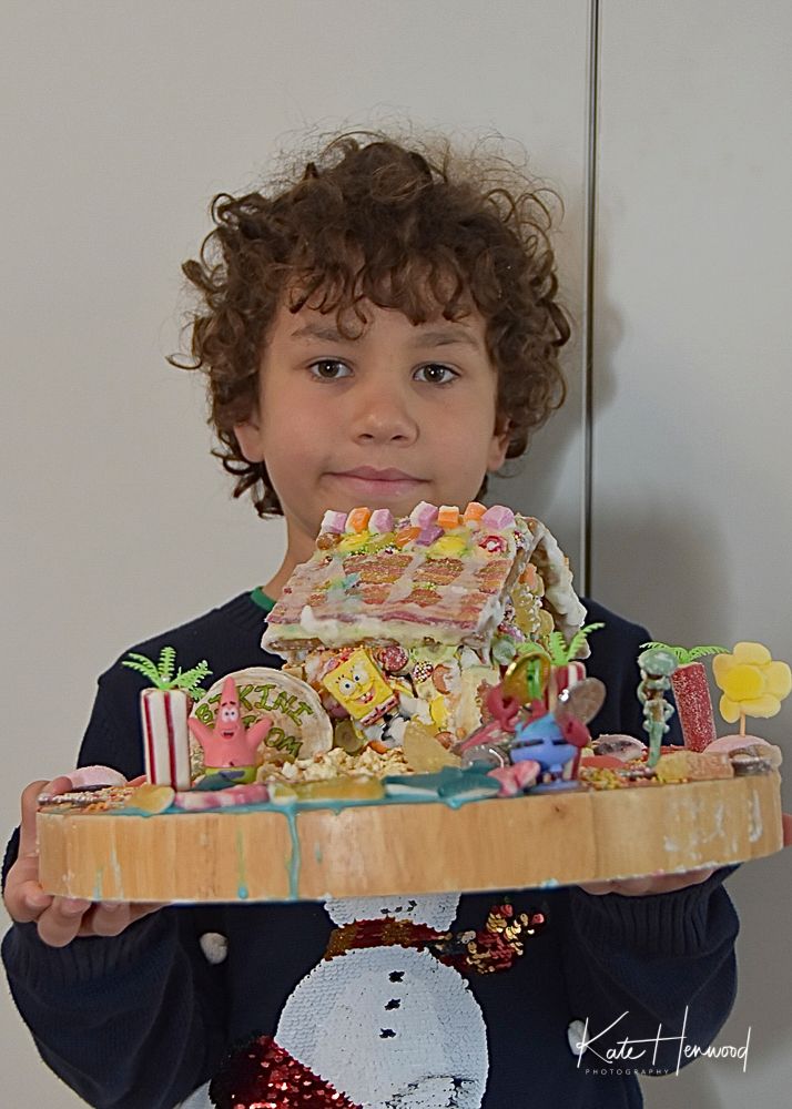 Gingerbread House Fun competition 2021 Childrens competition winner Noah