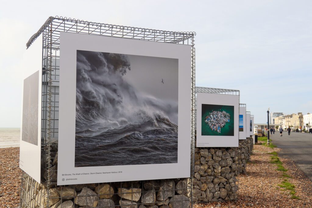 Worthing seafront photo fringe exhibition