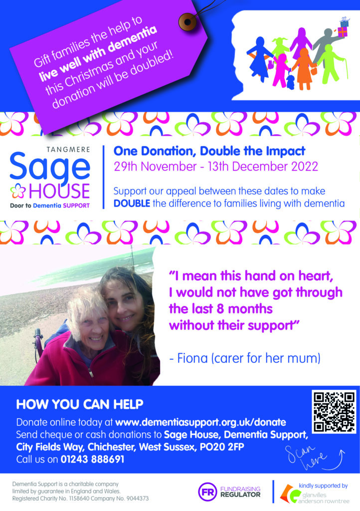 Dementia Support sage house fundraising a4 Poster