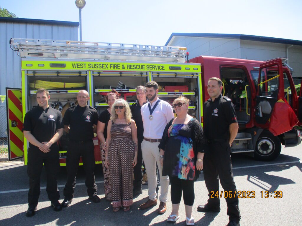 Deputy Mayor at My Choice Childrens Summer Fayre pic The Fire Fighters Charity