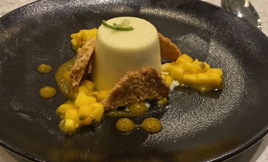 Mango lime coconut pannacotta 1
