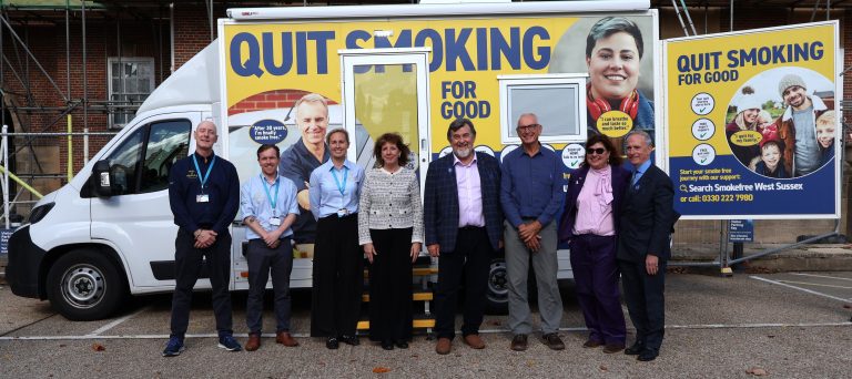 Home Page 5 Stop Smoking Advisors with the Director of Public Health and Cabinet Members